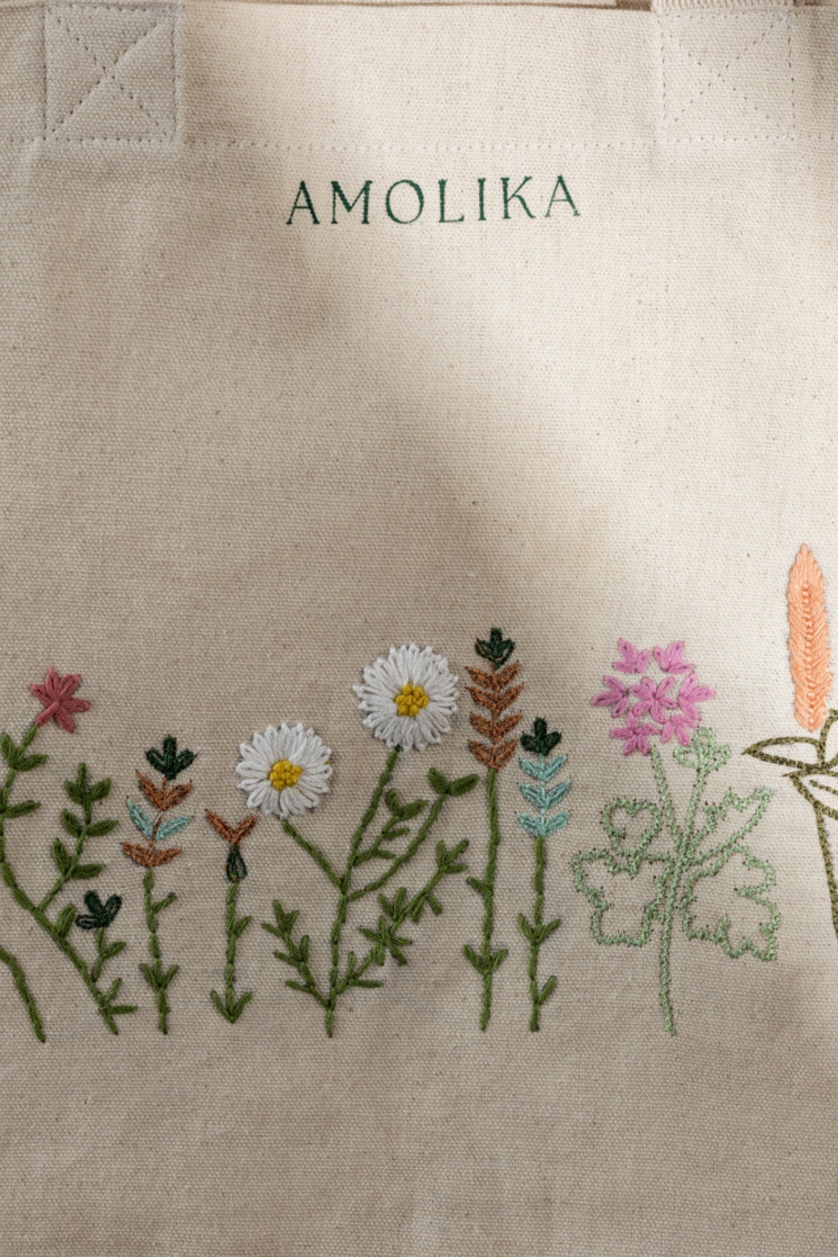Floral Fairy Canvas Tote