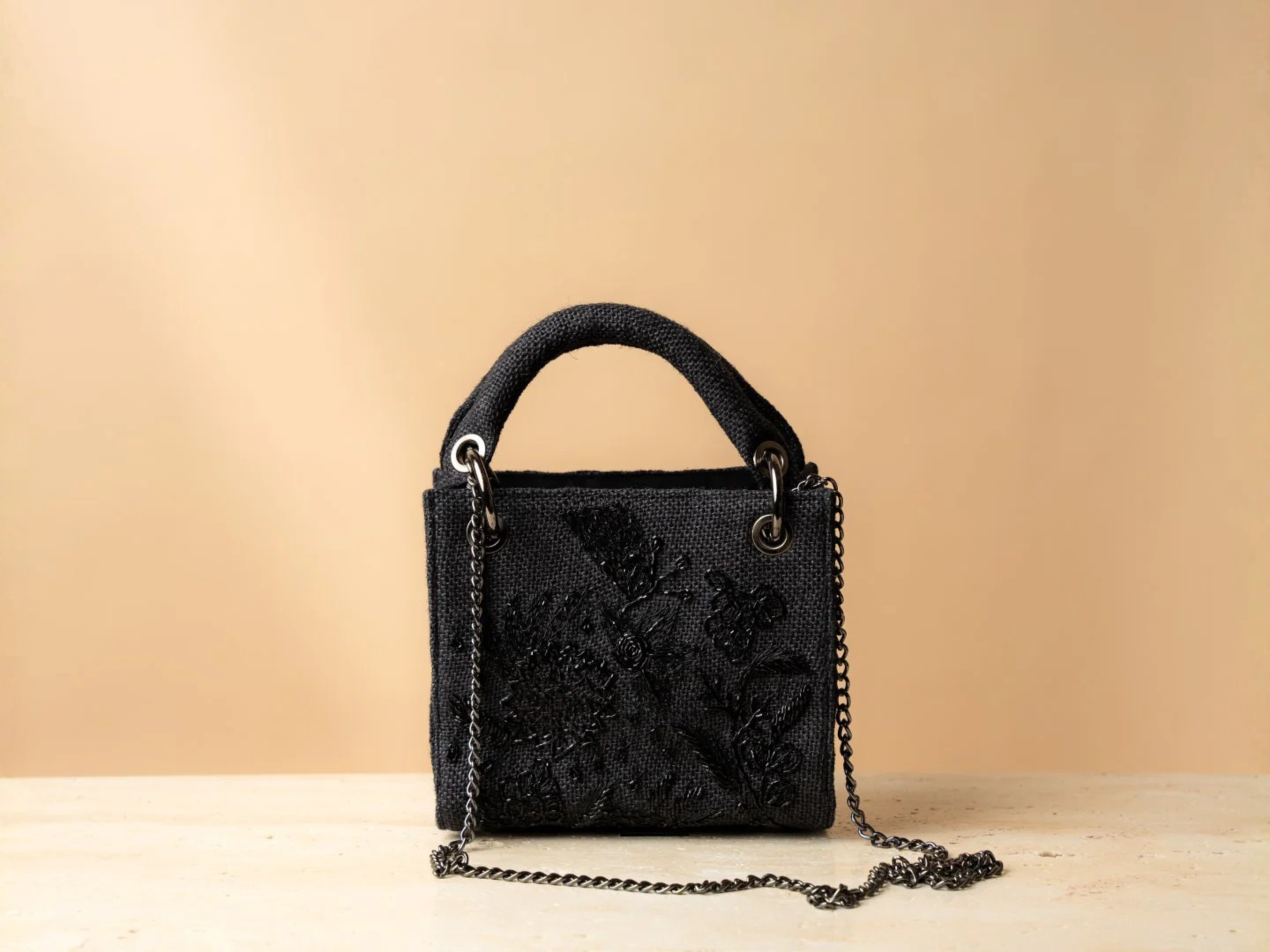 Elegance in Every Detail: Discover Designer Black Mini Tote Bags Online at Amolika by Anika