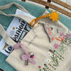 Floral Fairy Canvas Tote 
