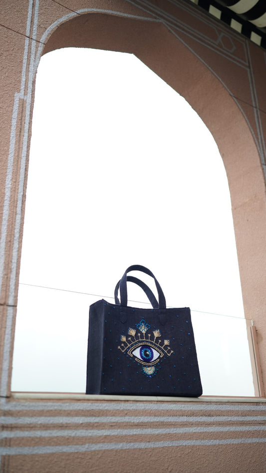 Midnight blue evil eye