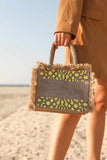 Snake pattern small tote design