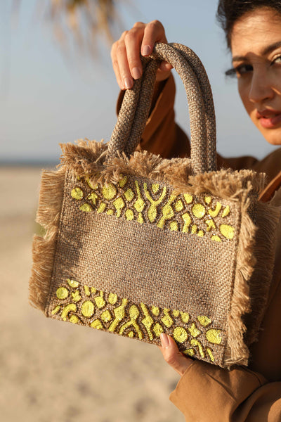 Snake pattern small tote design