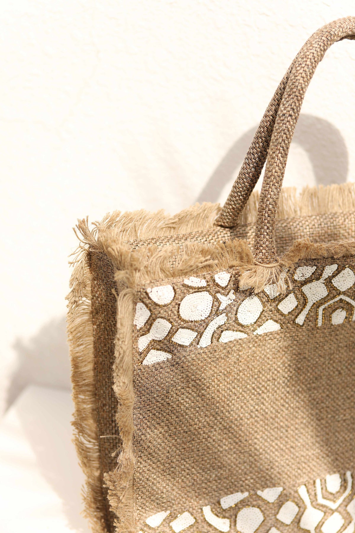 Snake pattern big tote bag